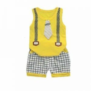 Children Cotton Clothing Cute Boy Girl Vest Shorts 2Pcs/Sets Infant Tracksuits