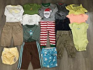 Baby Boy Clothing Lot, 9 Months, 16 Items, Carter’s, Children’s Place