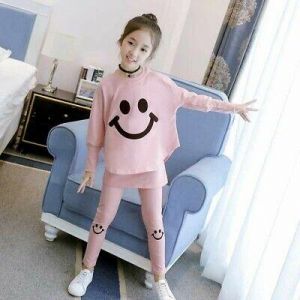 Girls Clothes Sets Autumn Spring Long Sleeve Tops +Pants 2PCS Tracksuit Children