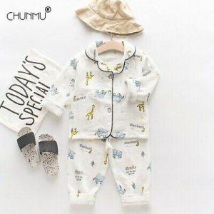 shopping אופנה ילדים Children&#039;s Pajamas Set Autumn Baby Boy Girl Clothes Casual Kids Long Sleeve