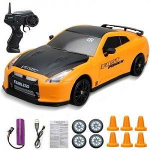 Remote Control RC GTR Car Drift* Toy Rapid Racing Skyline For Kids Nissan Speed*