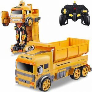 Remote Control Car,Transform Robot RC for Kids,Dirt Truck  truck