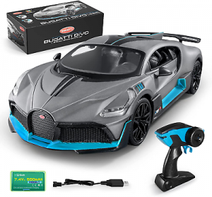 MIEBELY Bugatti Remote Control Car – 1/16 Scale RC Car for Children and Adults –