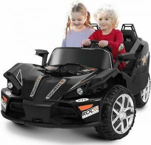 TWO 2 Seats Kids Ride On Car for Boys Girls Aged 3 to 8, 12V with Remote Control