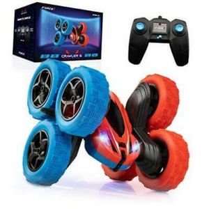Crawler 6 Remote Control Car for Kids - 6 Wheeled RC Car Double Sided Driving