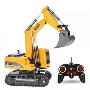 Electric Rc Excavator Toy Remote Control Engineering Car For Kids Children Gift