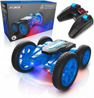Force1 Tornado LED Remote Control Car for Kids - RC Car Double Sided Fast