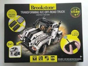 RC Car for Kids 2-in-1 Remote Control Car Kit and Building Set Brookstone DIY