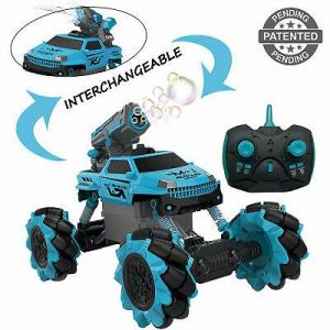 New Item for 2019 Holidays RC Remote Control Bubble Blaster Gun Car Toy for Kids