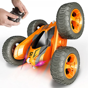 Tecnock Remote Control Car for Kids,360 ° Rotating Double Sided Flip RC Stunt Ca