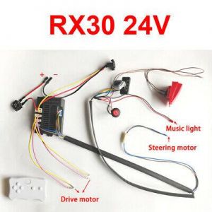 DIY modified wires & switch kit RX30 24V for Children's Electric Car Self-made