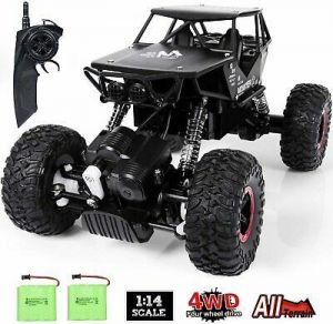 RC Car Toy for Kids, 1:14 Remote Control Car, 4WD Rechargable Off Road Crawler