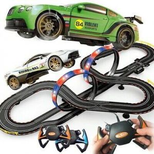 shopping רכב על שלט Sports Track Racing Car Electric Interactive Toy Diy Assembled Toy For Children