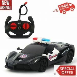 1/24 RC Police Car Electric Cop Car Toys Remote Control Vehicles Toys For Kids