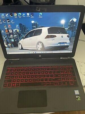 HP Omen Gaming Laptop Core I7-7700hq Processor 8gb RAM GTX 1050 Graphics Card