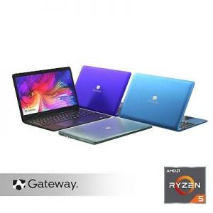 shopping לפטופים ואביזרים Gateway 15.6" FHD Laptop Ryzen 5 3450 256GB SSD 8GB/16GB Black Blue Green Purple