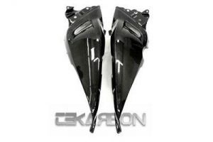 2012 - 2015 Yamaha Tmax 530 Carbon Fiber Tail Side Fairings - 2x2 twill weave