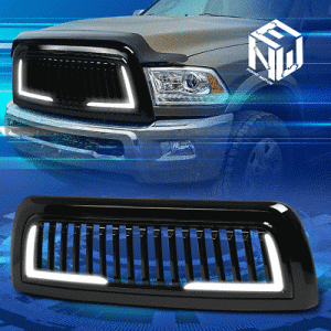 For 10-18 Dodge Ram 2500 3500 LED DRL Vertical Front Bumper Grille Replacement