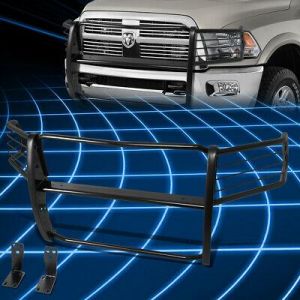 For 10-18 Dodge Ram 2500 3500 Black Bumper Grill Protector Grille Brush Guard