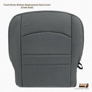 2016 2017 2018 FITS Dodge Ram 1500 2500 3500 Driver Bottom Gray Cloth Seat Cover