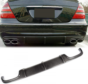 Fits Mercedes Benz W211 E55 AMG 2003-2006 Rear Bumper Diffuser Lip Carbon Fiber