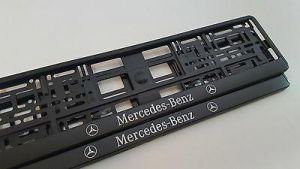 2x Portamatriculas Mercedes Benz (w204,w211,w205,w117,w221,w176,w163,w164,w220)