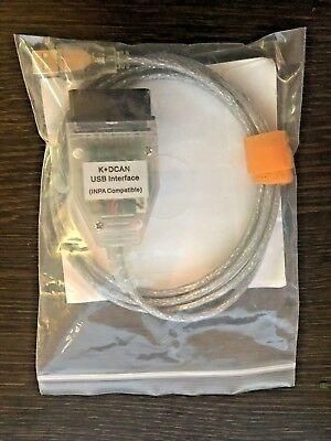 BMW K + DCAN OBD2 USB Cable FTDI FT232RL + BMW Tools INPA EDIABAS NCS EXPERT