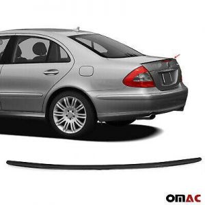 For MB E Series Sedan W211 2003-2009 Rear Trunk Lip Wing Spoiler Black Style