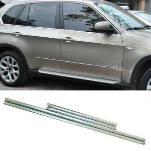 Fit for BMW X5 E70 2007-2013 Stainless Steel Car Door Side Molding Trim Cover