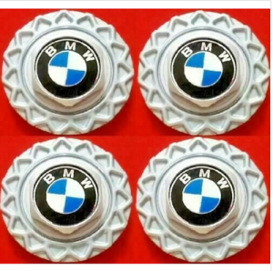 FOUR (4) 1984-1991 BMW BBS 14" Wheel Center Hub Caps STYL.5 E30 318i 325e 325i