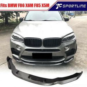 Carbon Fiber Front Bumper Lip Splitters For BMW X5M F85 X6M F86 M Sport 2014-18