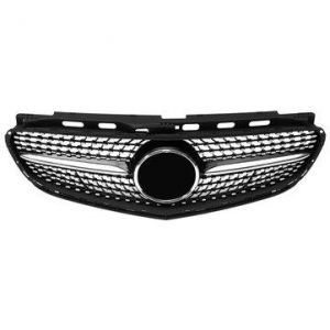 Car Diamond Style Front Grille Grill For Mercedes Benz W212 E Class E200 E250 E350 E550 2014-2016 