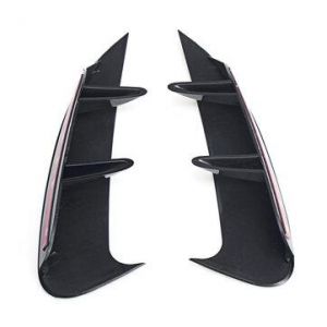 shopping חלקים לרכב Rear Bumper Splitter Spoiler Side Canards Cover Trim For Mercedes Benz A Class W177 A35 A180 A200 A220 A260 AMG Sedan 2019