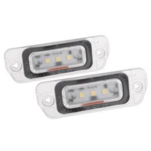 shopping חלקים לרכב 2Pcs 3SMD LED License Plate Lights for Mercedes-Benz R-Class GL350 450 X164 W164