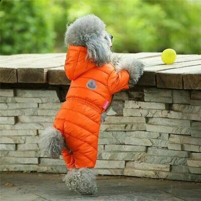 shopping ציוד כלבים Small Pet Dog Jumpsuit Clothes Winter Warm Down Jacket Puppy Cat Coat Costume