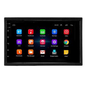 shopping  ציוד ואבזרי הרכב  7 Inch Car Navigation 7 Din All-In-One Universal Model Radio Bluetooth WiFi Car Player