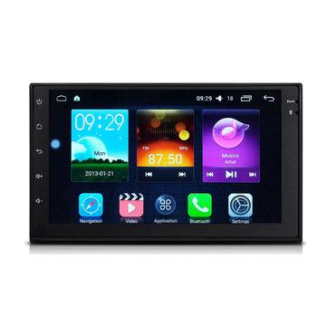 shopping  ציוד ואבזרי הרכב  7033 7 Inch 2DIN Android 6.0 Quad Core GPS 3G WIFI HD Screen Car Radio Stereo MP5 DVD Player