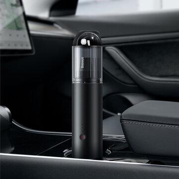 shopping  ציוד ואבזרי הרכב  Baseus A3 15000Pa Portable Car Vacuum Cleaner Wireless 50mins Lasting with Light Mini Handheld Dust Collector for Car Home Office