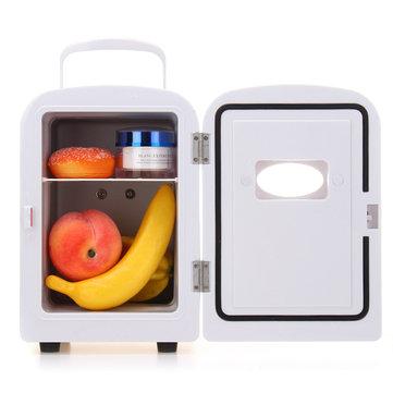shopping  ציוד ואבזרי הרכב  45W 4L White Red Milk Cow Mini Portable Cooler Warmer Car Refrigerator