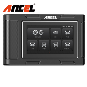 shopping  ציוד ואבזרי הרכב  ANCEL Heavy Duty Diesel Truck Diagnostic Scanner 12V/24V Car 2 in 1 Full System DPF Pin Detect OBD2 Automotive Truck Scanner