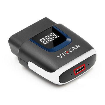 shopping  ציוד ואבזרי הרכב  Viecar VP003 ELM327 V2.2 bluetooth 4.0 With Type C USB Interface OBD2 EOBD Car Diagnostic Scanner Tool OBD II Auto Code Reader For