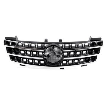 shopping  ציוד ואבזרי הרכב  Glossy Front Hood Grill Grille For Mercedes Benz ML Class W164 ML320 ML350 ML550 2005-2008
