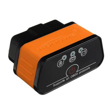shopping  ציוד ואבזרי הרכב  KONNWEI KW903 bluetooth ELM327 OBD2 Car Scan Tool Diagnostic Scanner Engine Code Reader for Android Phone