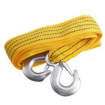 shopping  ציוד ואבזרי הרכב  Car Tow Cable Emergency Trailer Rope 4M 3Tons With 2 Anti-Slip Hooks