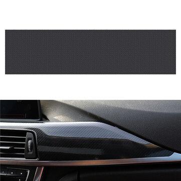 shopping  ציוד ואבזרי הרכב  7D Glossy Carbon Fiber Vinyl Film Car Interior Wrap Stickers Auto Accessories
