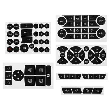 shopping  ציוד ואבזרי הרכב  For 2007-2014 Mercedes Benz Car Repair Button Door Steering AC Window Radio Stickers