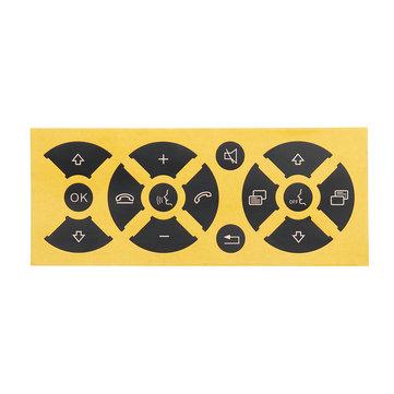 shopping  ציוד ואבזרי הרכב  Car Steering Wheel Button Repair Stickers Decals for Mercedes for Benz