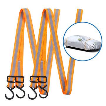 shopping  ציוד ואבזרי הרכב  MATCC 2PCS 400CM Windbreak Belts Front Rear Gust Strap For Vehicle Cover Protection Outdoor
