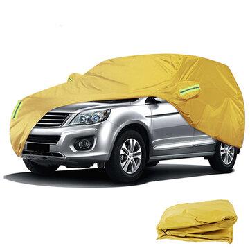 shopping  ציוד ואבזרי הרכב  Full SUV Car Cover Waterproof In Outdoor Sun UV Snow Rain Dust Resistant