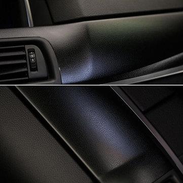 shopping  ציוד ואבזרי הרכב  30cm&times;150cm Black Leather Texture Car Stickers Vinyl Wrap Car Inner Decal Film